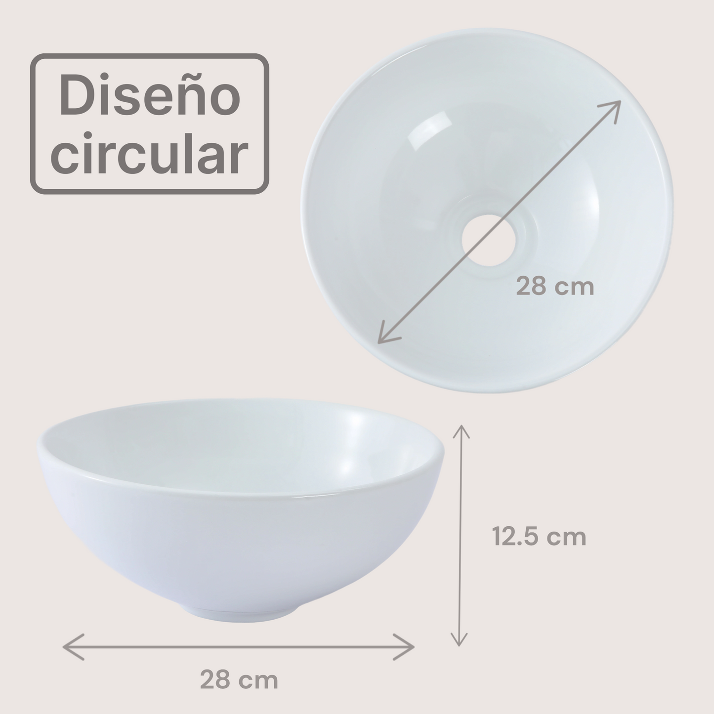 Goral Lavabo Lavabos Ovalin Ovalines De Cerámica Sobreponer Blanco Para Baño Baños Blanco Alto Brillo Super Económico Pequeños Pequeño Modernos Lavadero Para Casa Casas Circular Bowl AL-143