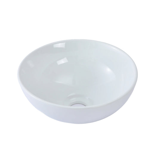 Goral Lavabo Lavabos Ovalin Ovalines De Cerámica Sobreponer Blanco Para Baño Baños Blanco Alto Brillo Super Económico Pequeños Pequeño Modernos Lavadero Para Casa Casas Circular Bowl AL-143
