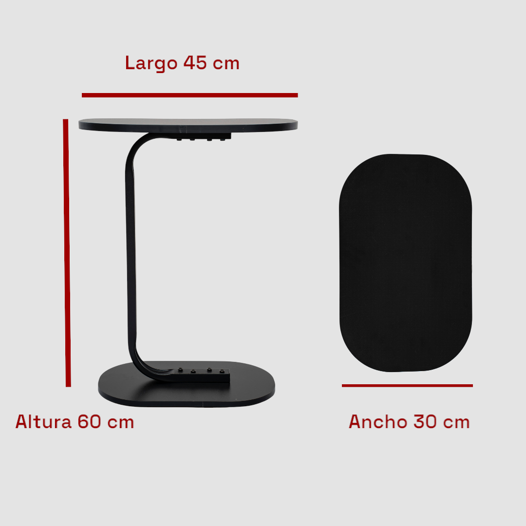 Mesa Mesas Centro Minimalista Auxiliar Circular Lateral