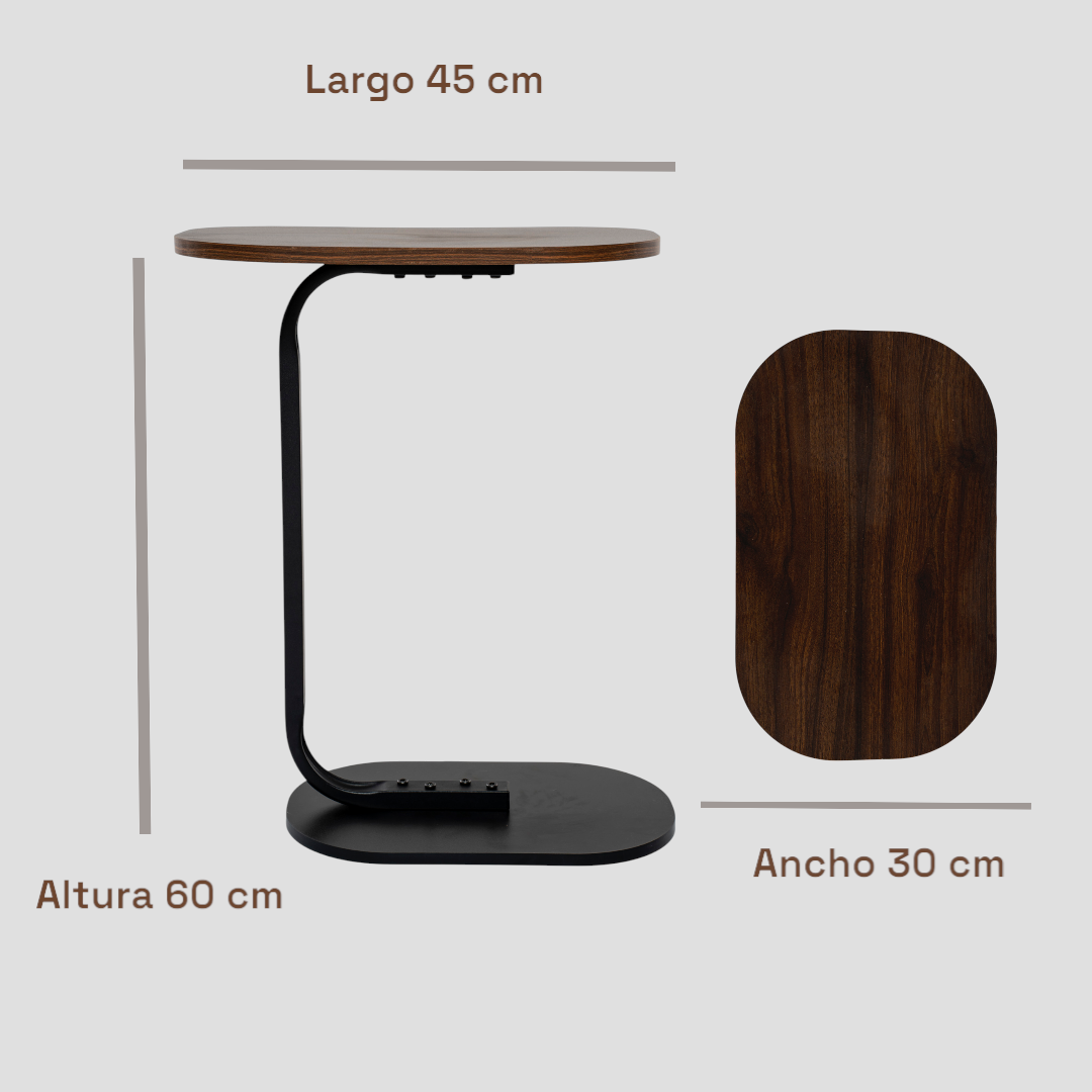 Mesa Mesas Centro Minimalista Auxiliar Circular Lateral