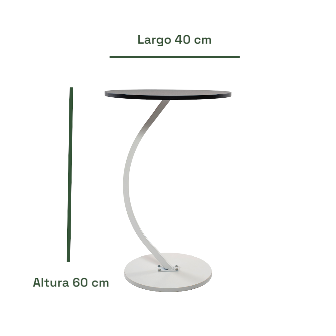 Mesa Mesas Centro Minimalista Auxiliar Circular Lateral