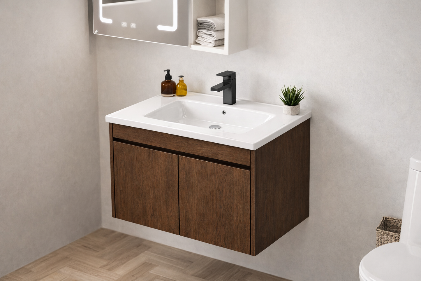 Mueble de Baño con Lavabo Integrado 61cm AL-Q043