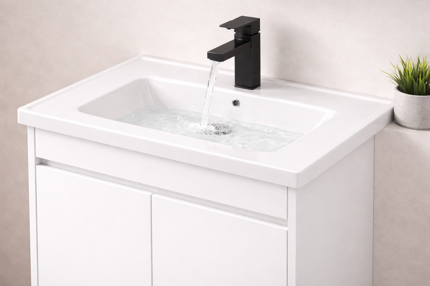 Mueble de Baño con Lavabo Integrado 61cm AL-Q043