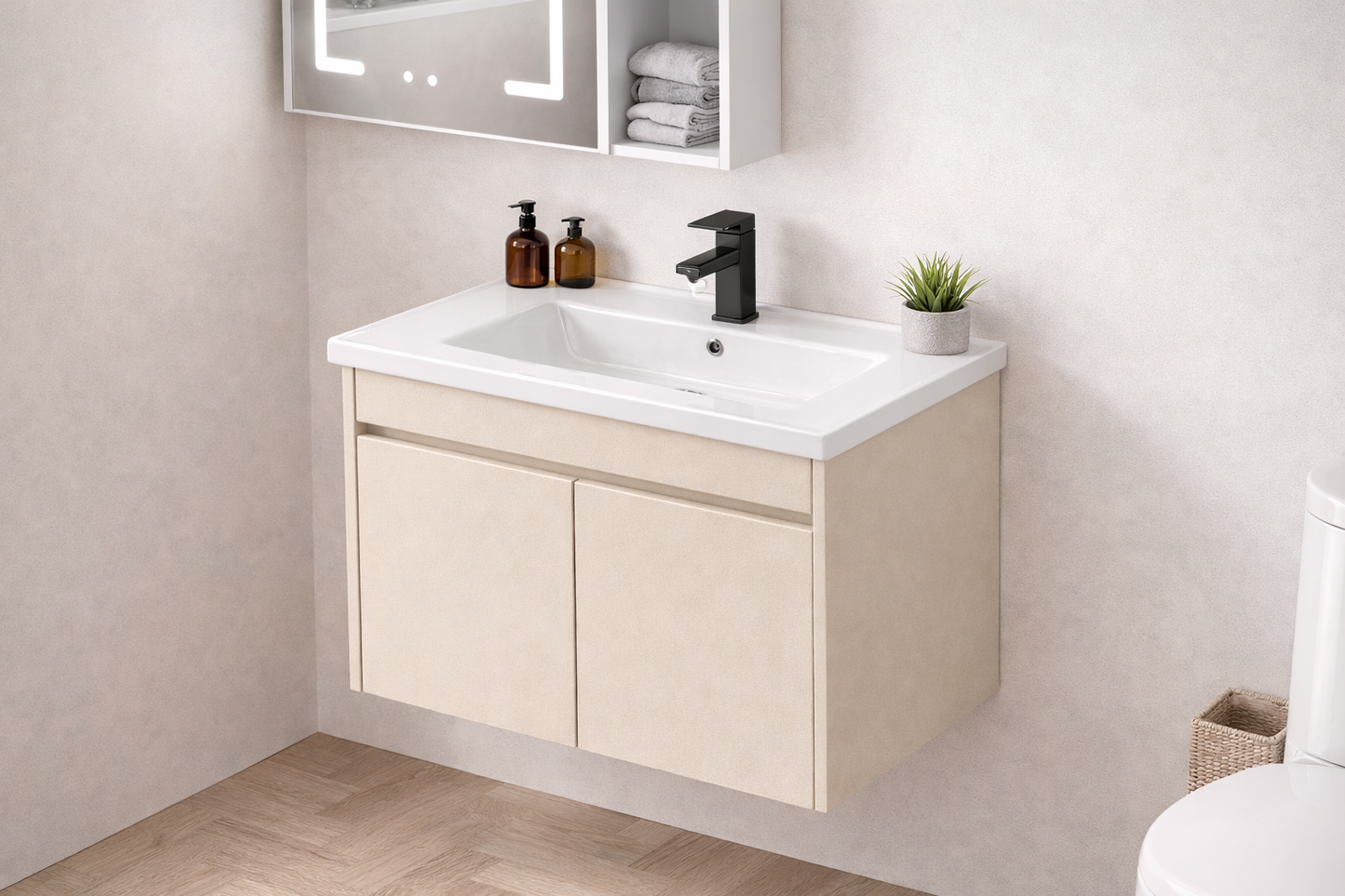Mueble de Baño con Lavabo Integrado 61cm AL-Q043
