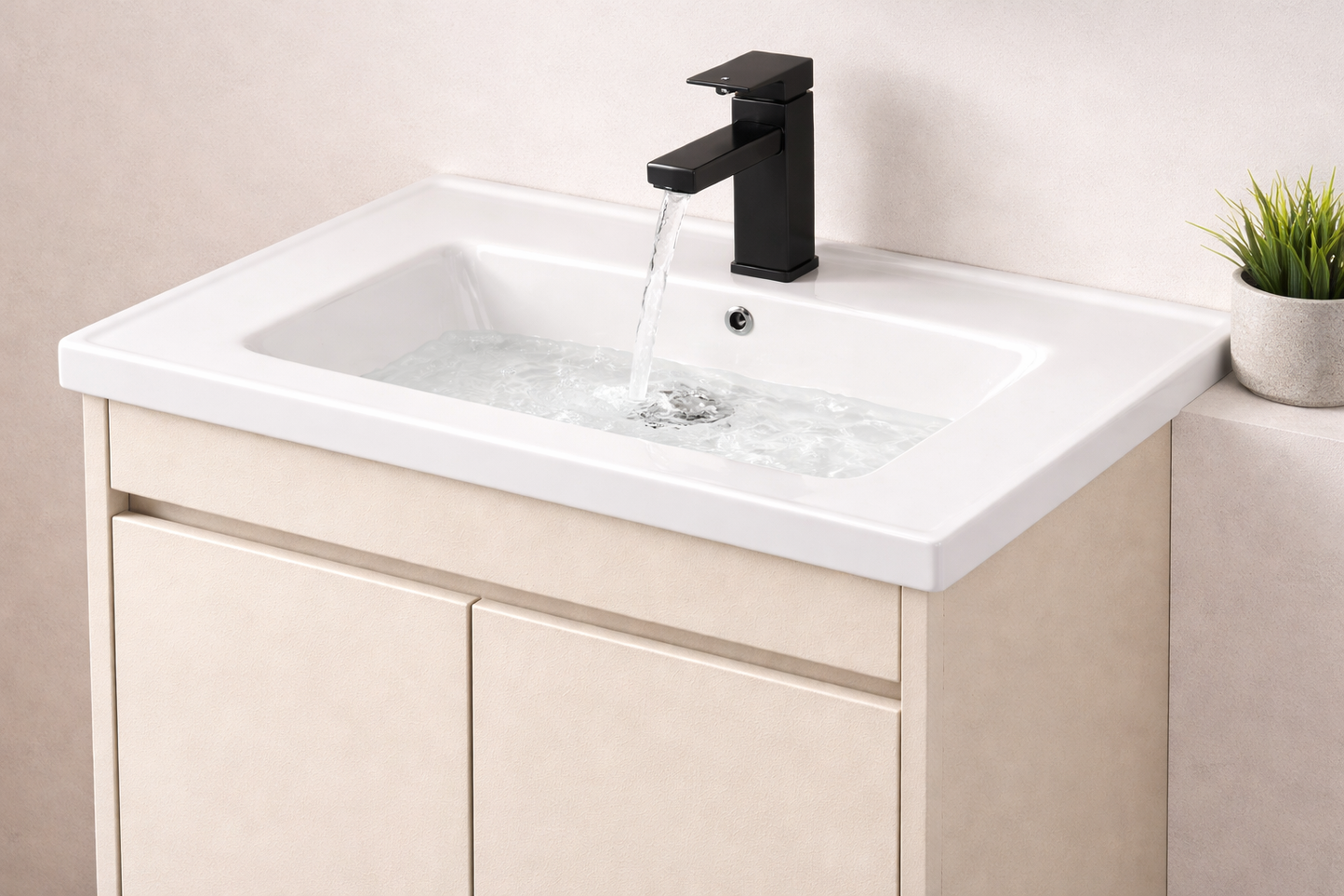 Mueble de Baño con Lavabo Integrado 61cm AL-Q043