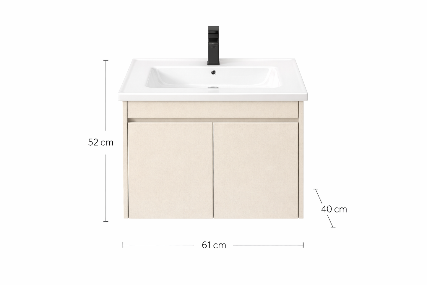 Mueble de Baño con Lavabo Integrado 61cm AL-Q043