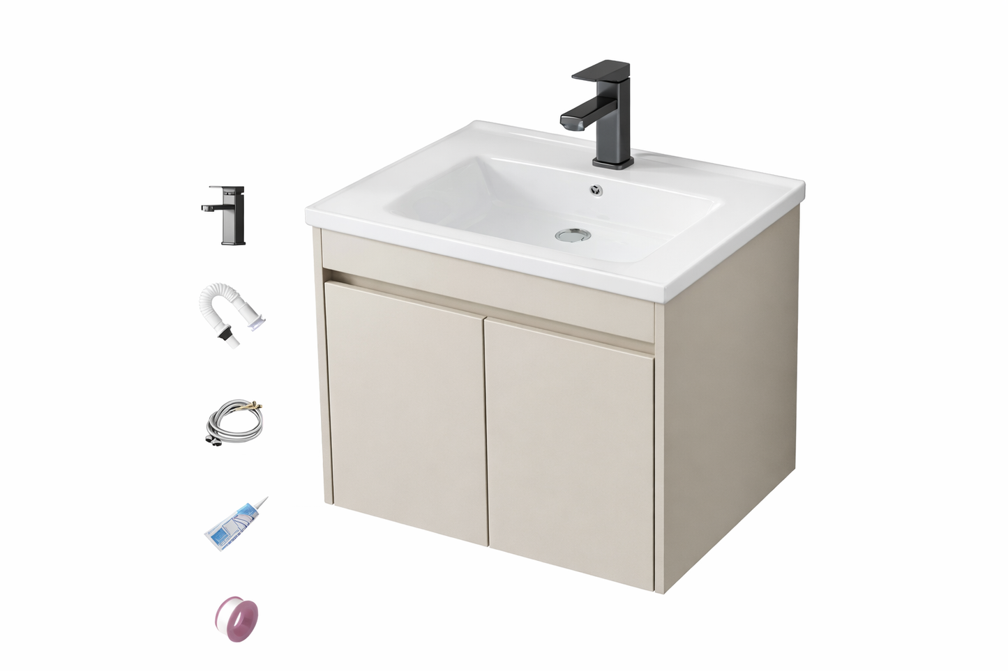 Mueble de Baño con Lavabo Integrado 61cm AL-Q043