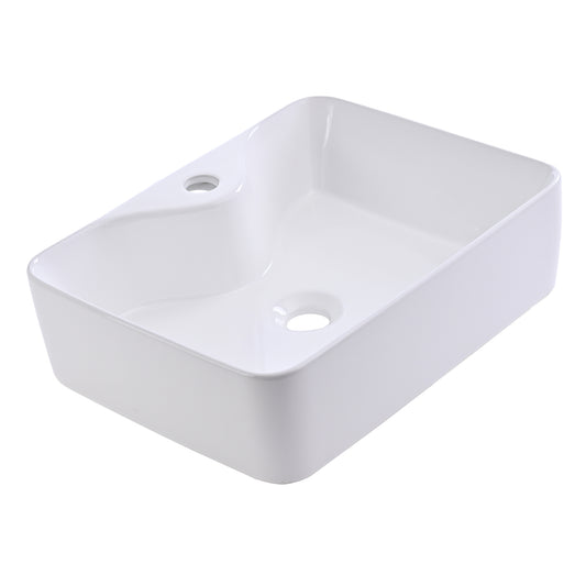 Goral Lavabo Ovalin De Cerámica Blanco Para Baño Baños Ovalado De Sobreponer Acabado Alto Brillo Económico Pequeños Medianos Modernos Lavadero Para Casa Casas Elegante Al-104