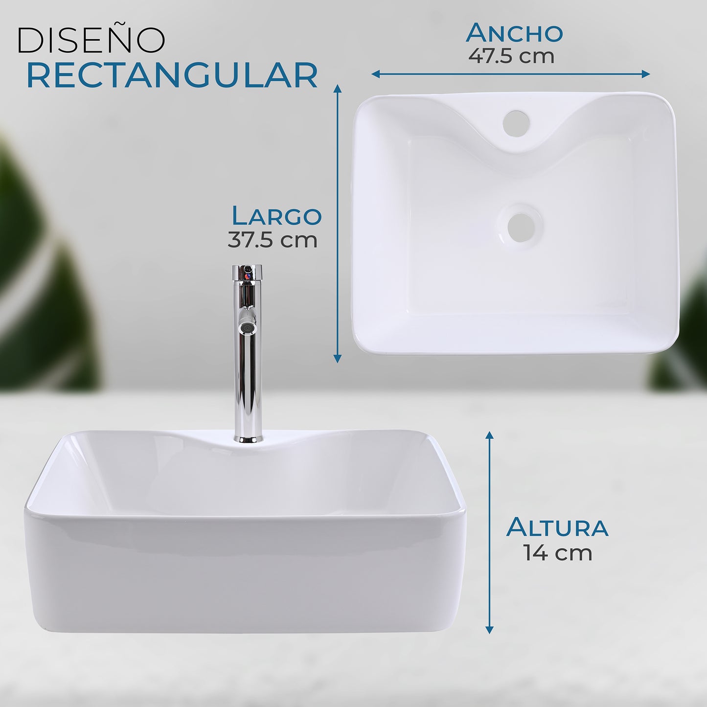 Goral Lavabo Ovalin De Cerámica Blanco Para Baño Baños Ovalado De Sobreponer Acabado Alto Brillo Económico Pequeños Medianos Modernos Lavadero Para Casa Casas Elegante Al-104