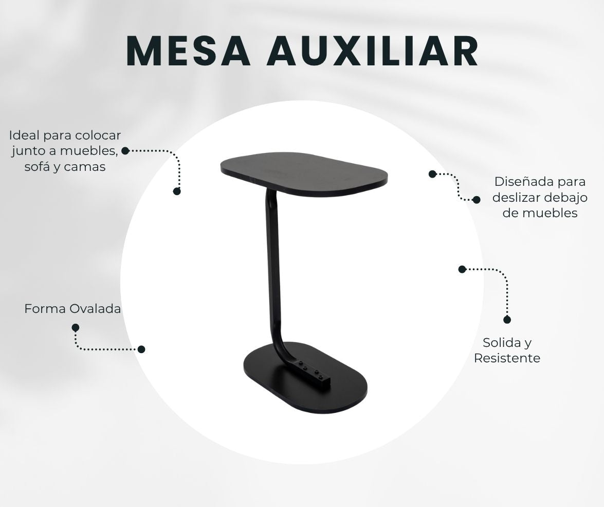 Mesa Mesas Centro Minimalista Auxiliar Circular Lateral